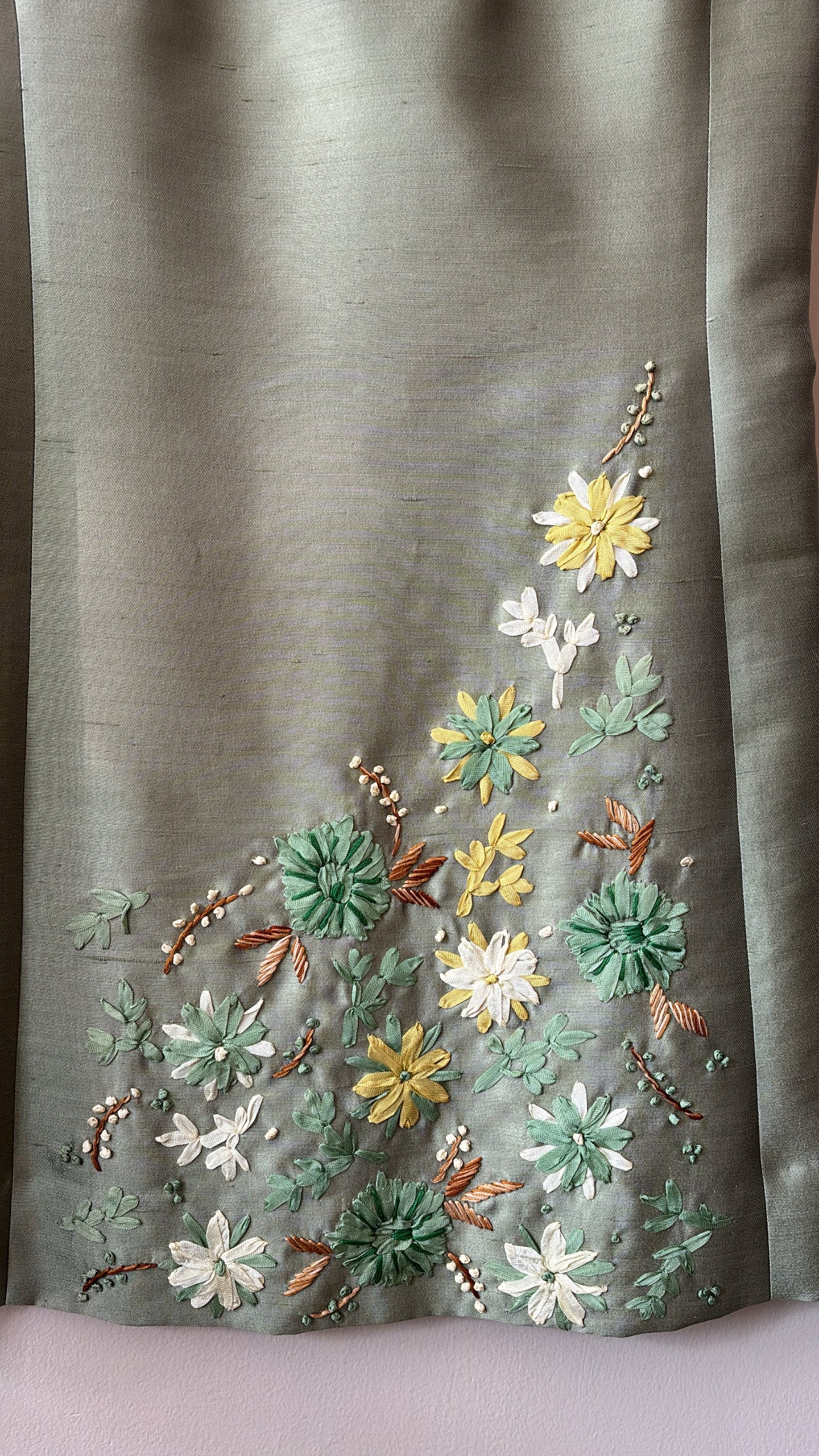 1930's Embroidered Cocktail Dress