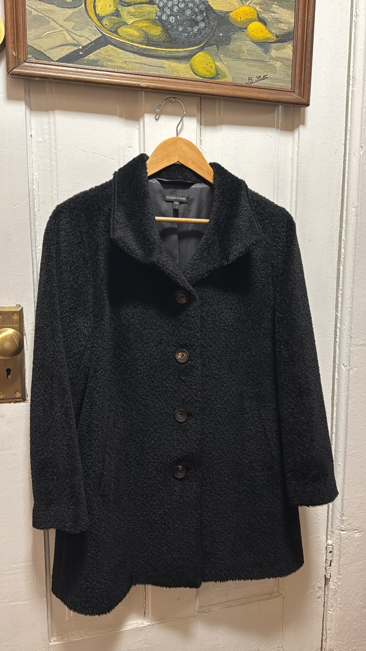 Pre-loved Eileen Fisher Wool & Alpaca Blend Coat