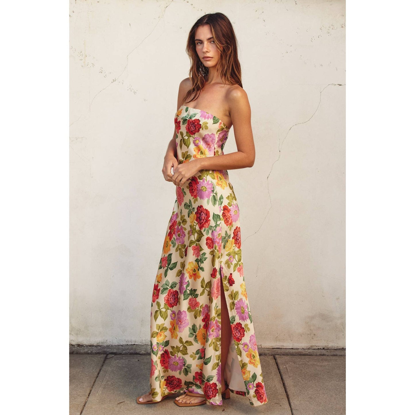 The Kiss of Love Strapless Maxi Dress