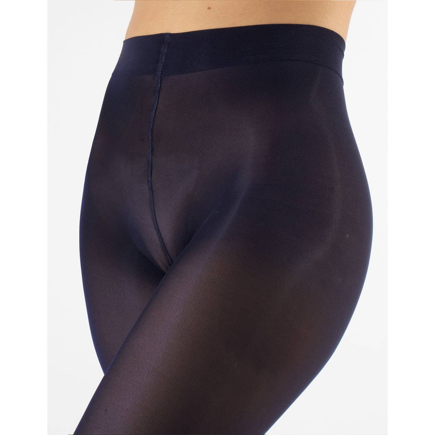 Opaque Tights in Marine Blue