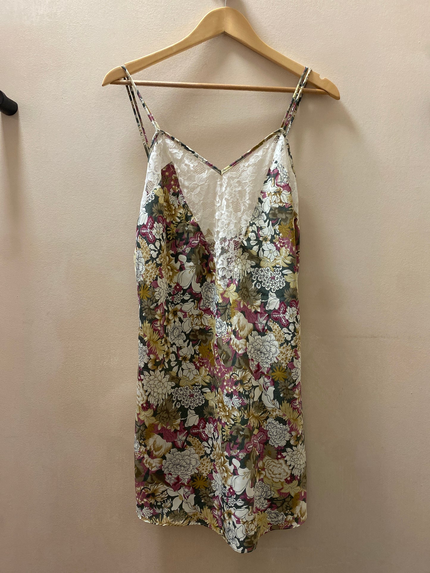 Nature's Flowers Vintage Slip Dress