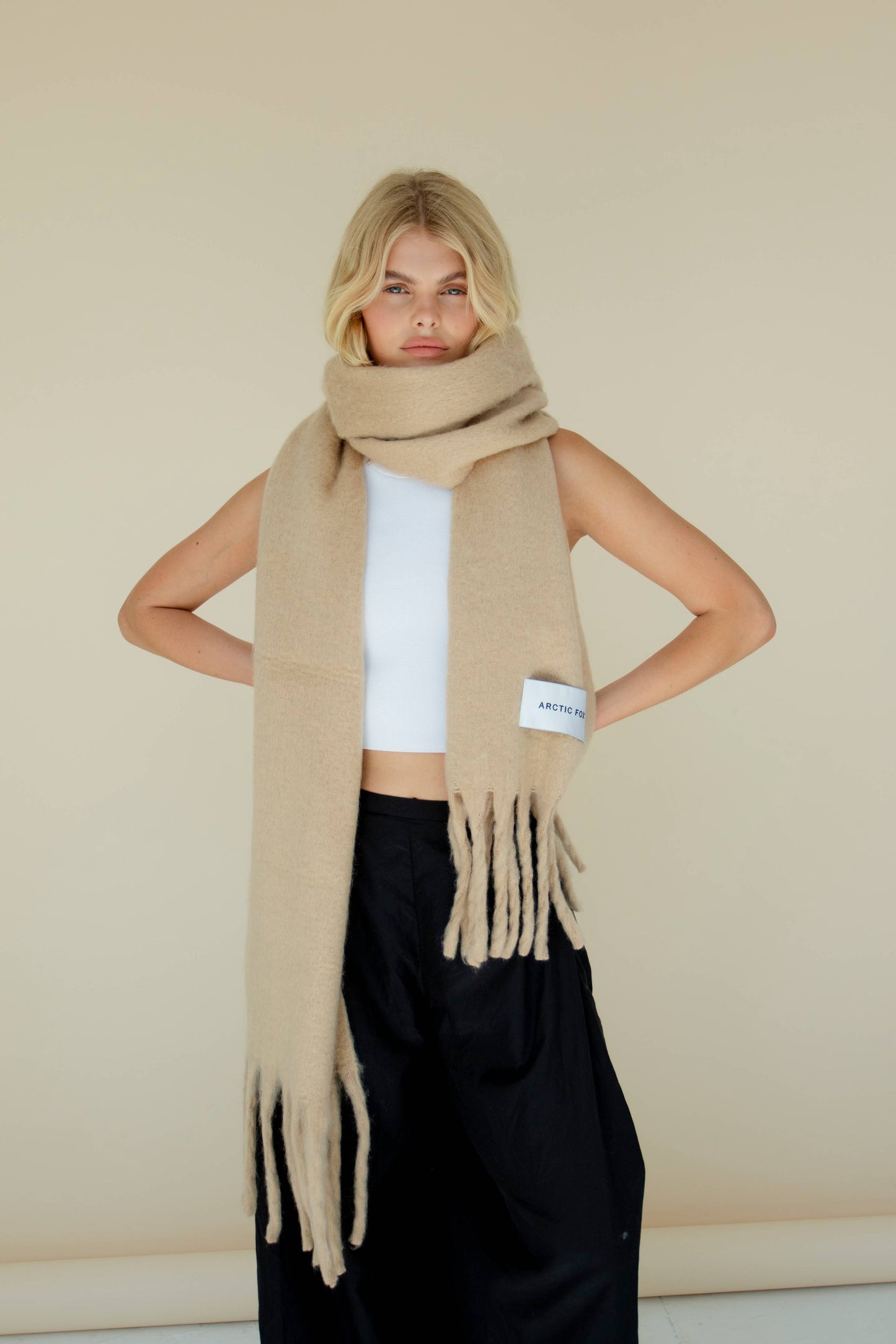 The Penelope Scarf in Pinecone