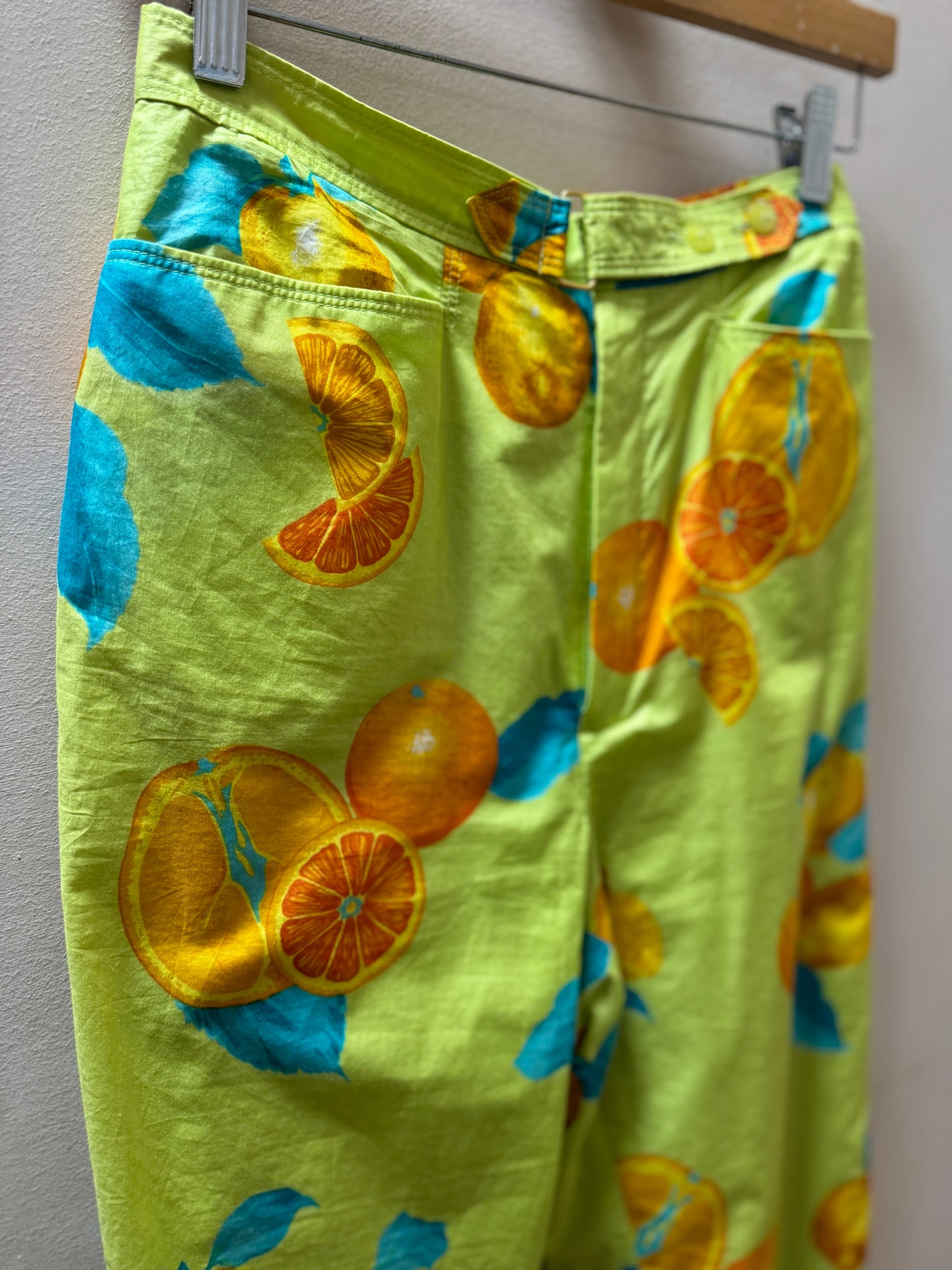 Vintage Petite Oranges Multicolor Trouser