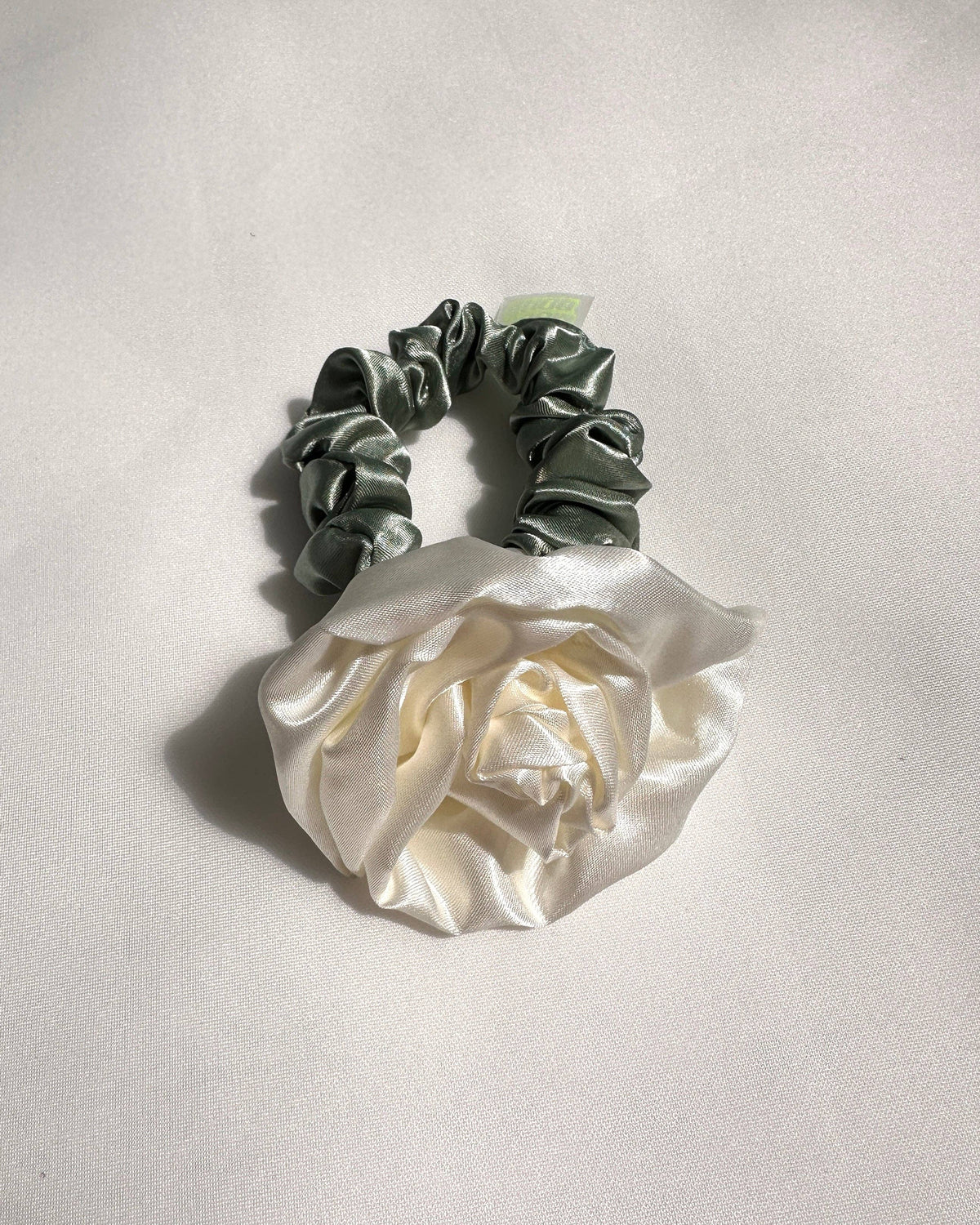 Rosette Scrunchie in Ivory by Room Shop