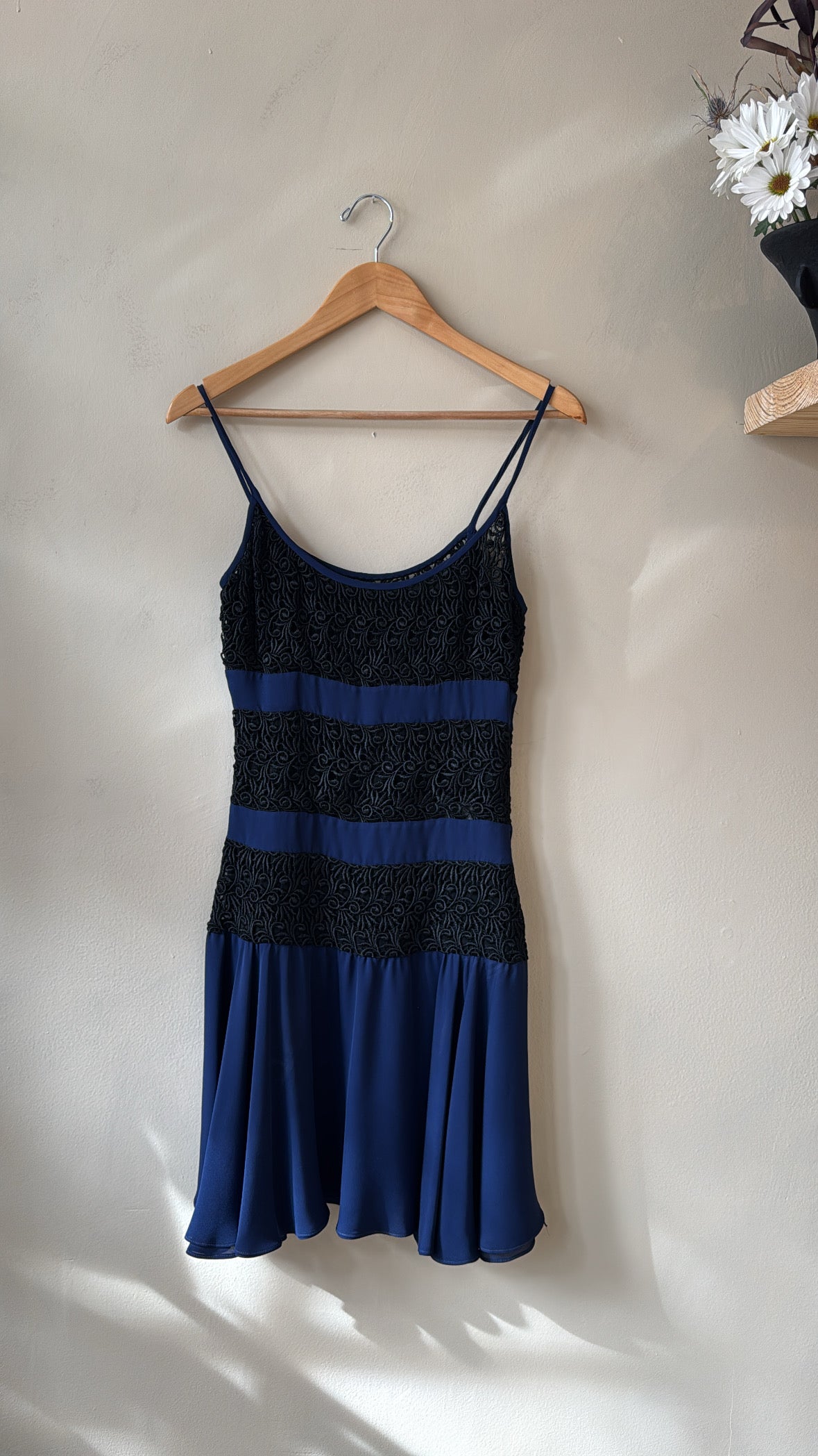 1980s Milo Dallas Crochet Cocktail Dress