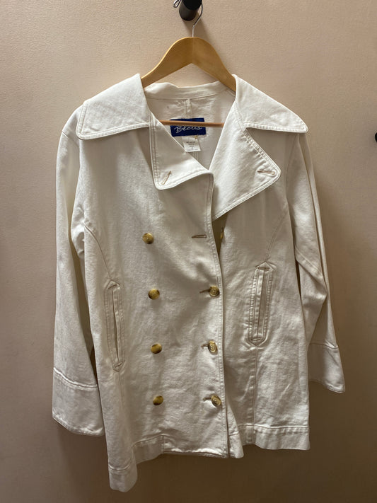 Vintage Express Bleus Cream Denim Jacket