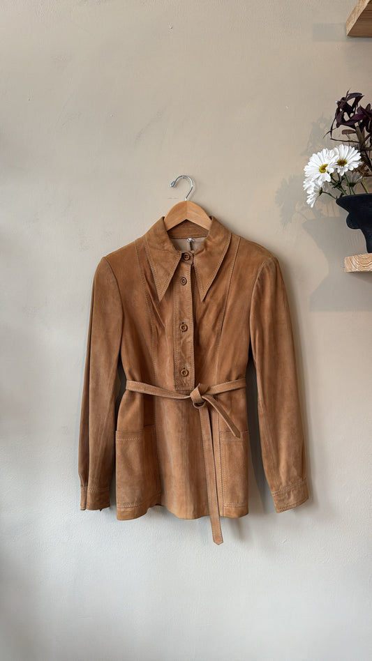1960s/70s Suede Button Up