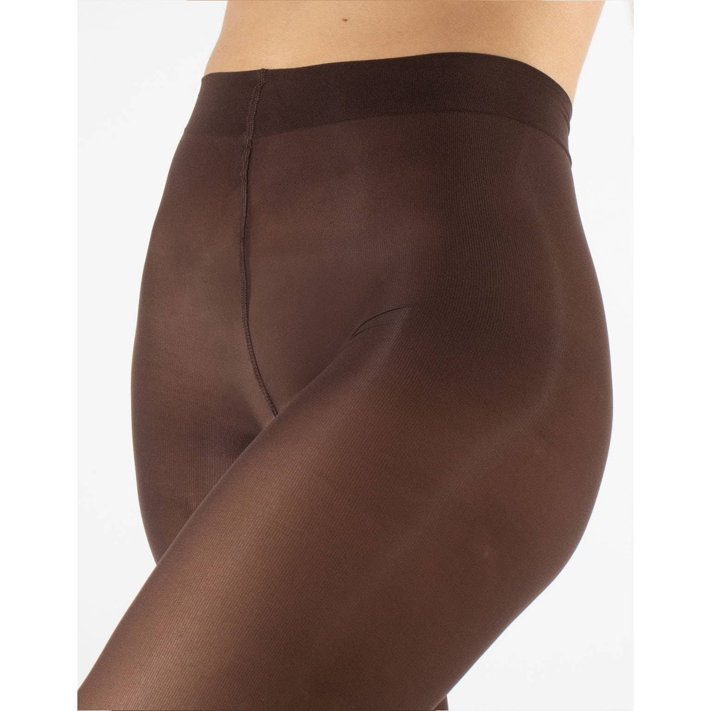 Opaque Tights in Walnut