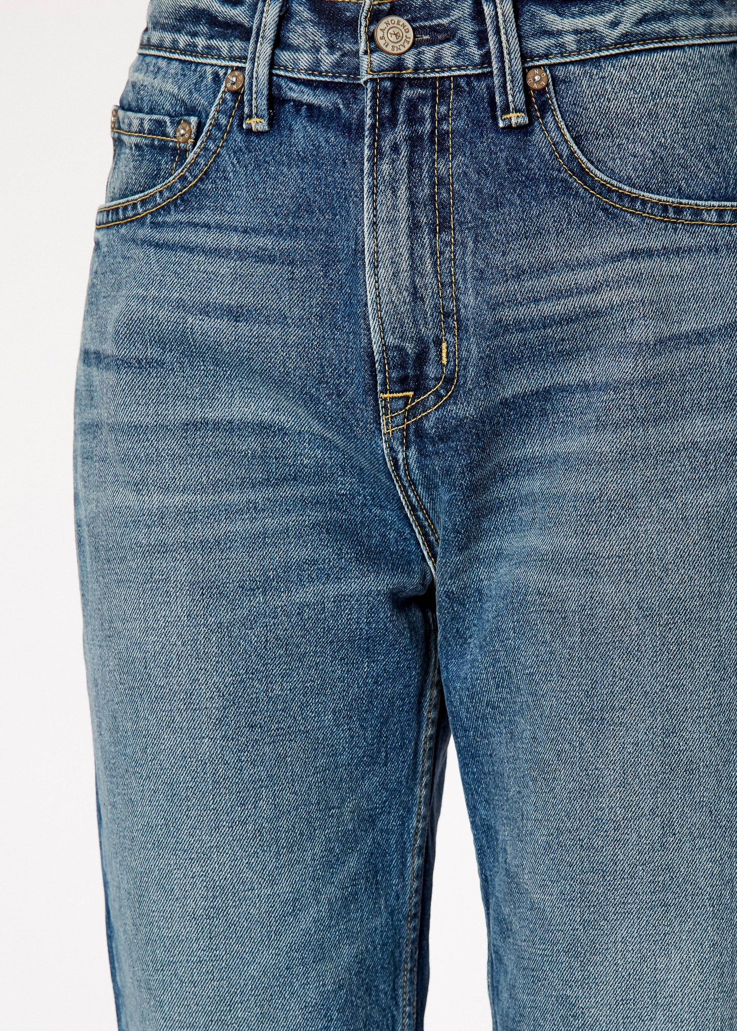 The Slacker High Rise Relaxed Straight Denim