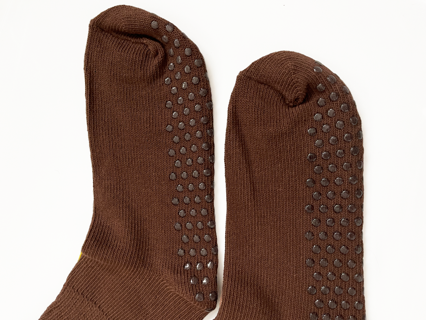 Slouchy grip socks - Brown: 5 - 7.5