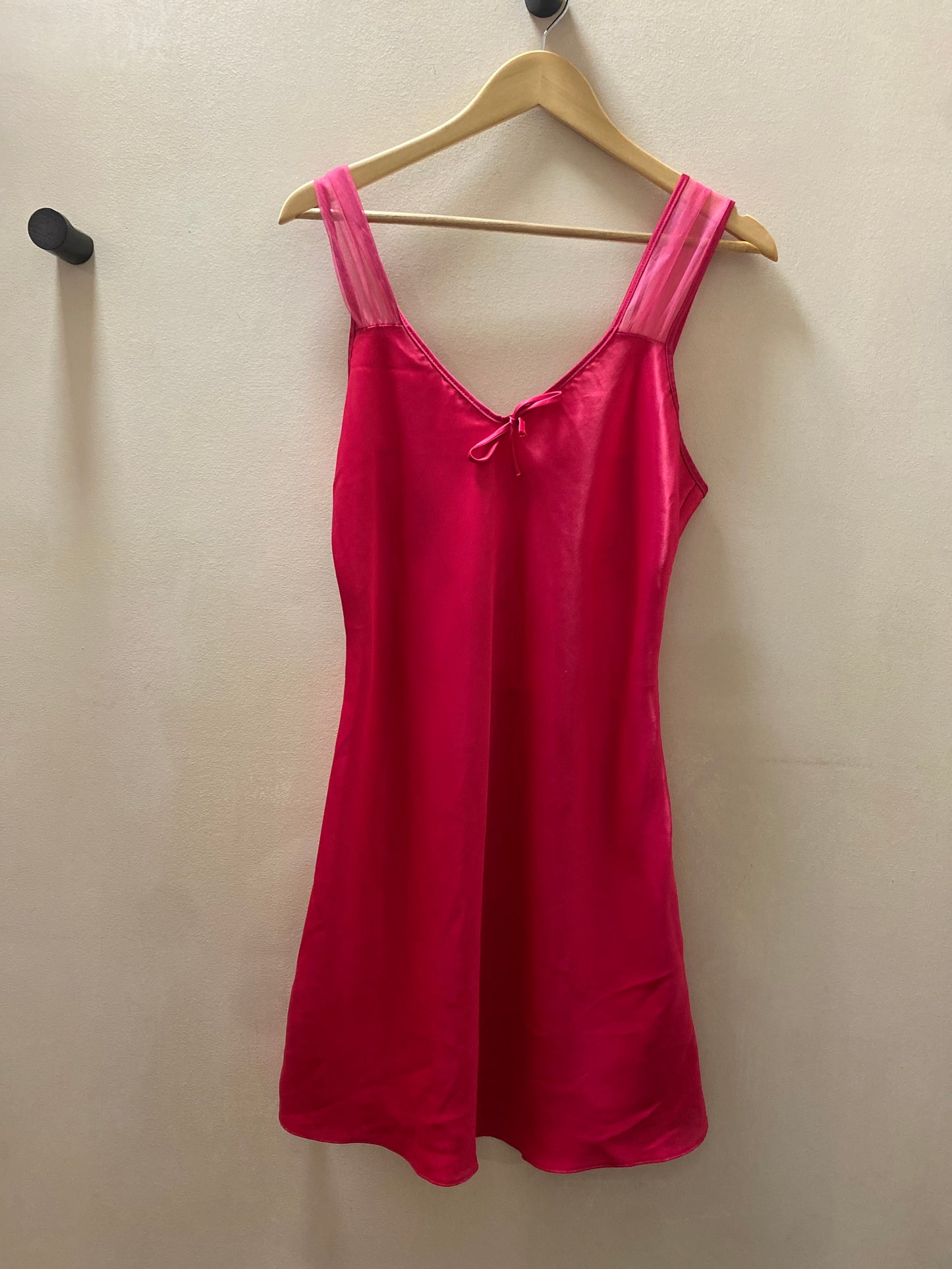 Vintage Magenta Slip Dress