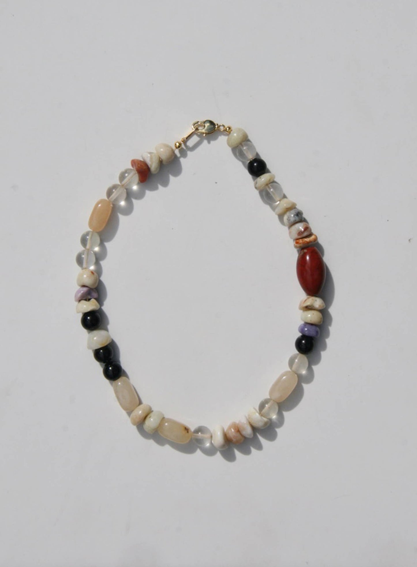 The Anya gemstone necklace 16"