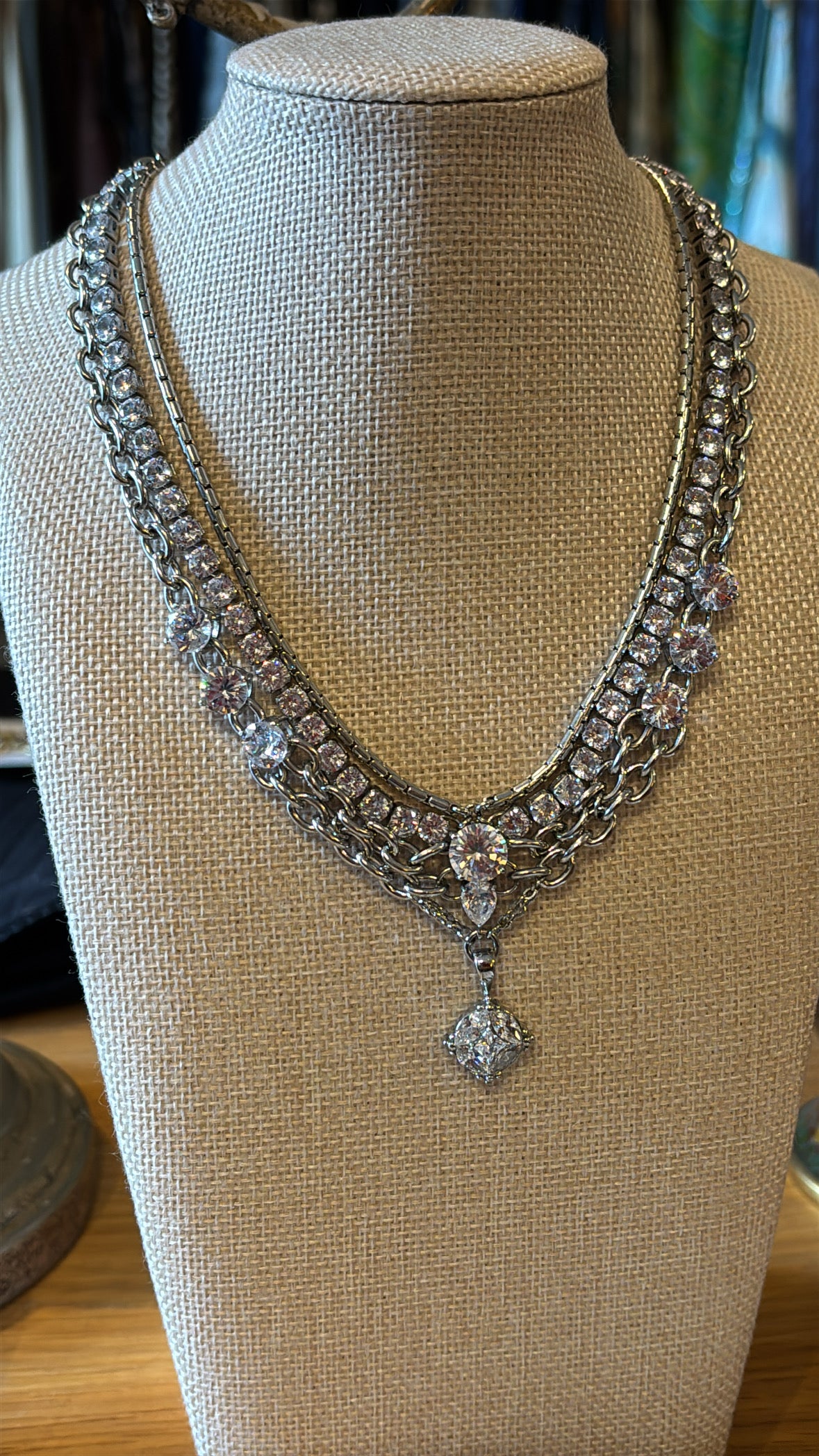 Drippy Glitz Necklace by Bella Colletta
