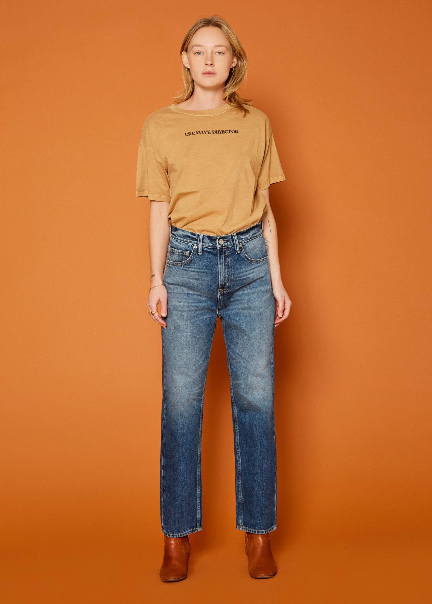 The Slacker High Rise Relaxed Straight Denim