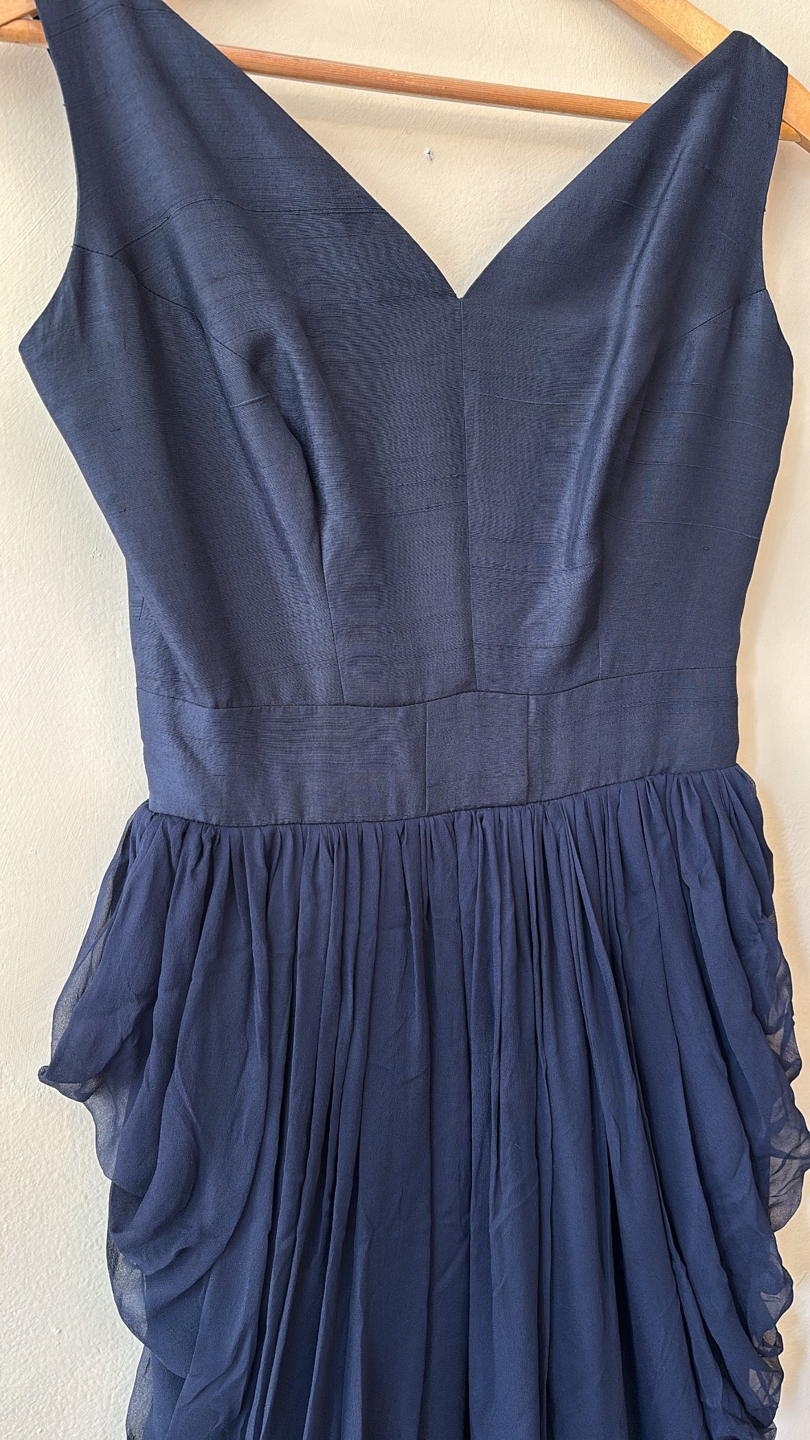Sari Silk Draped Dress