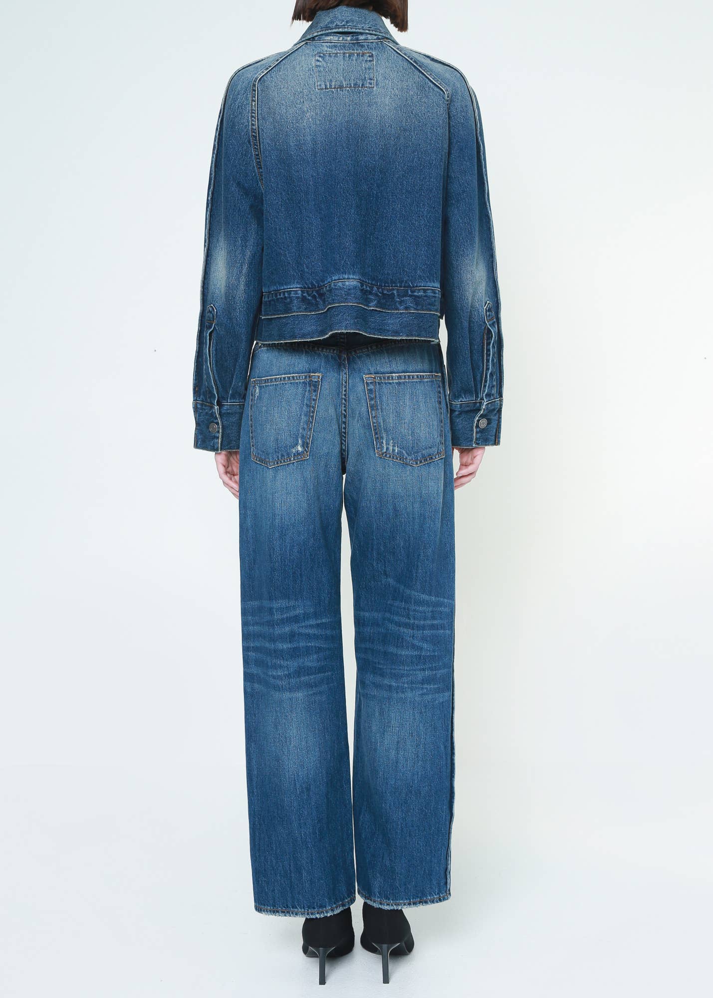 The Miley Straight Denim with French Outseam Detail