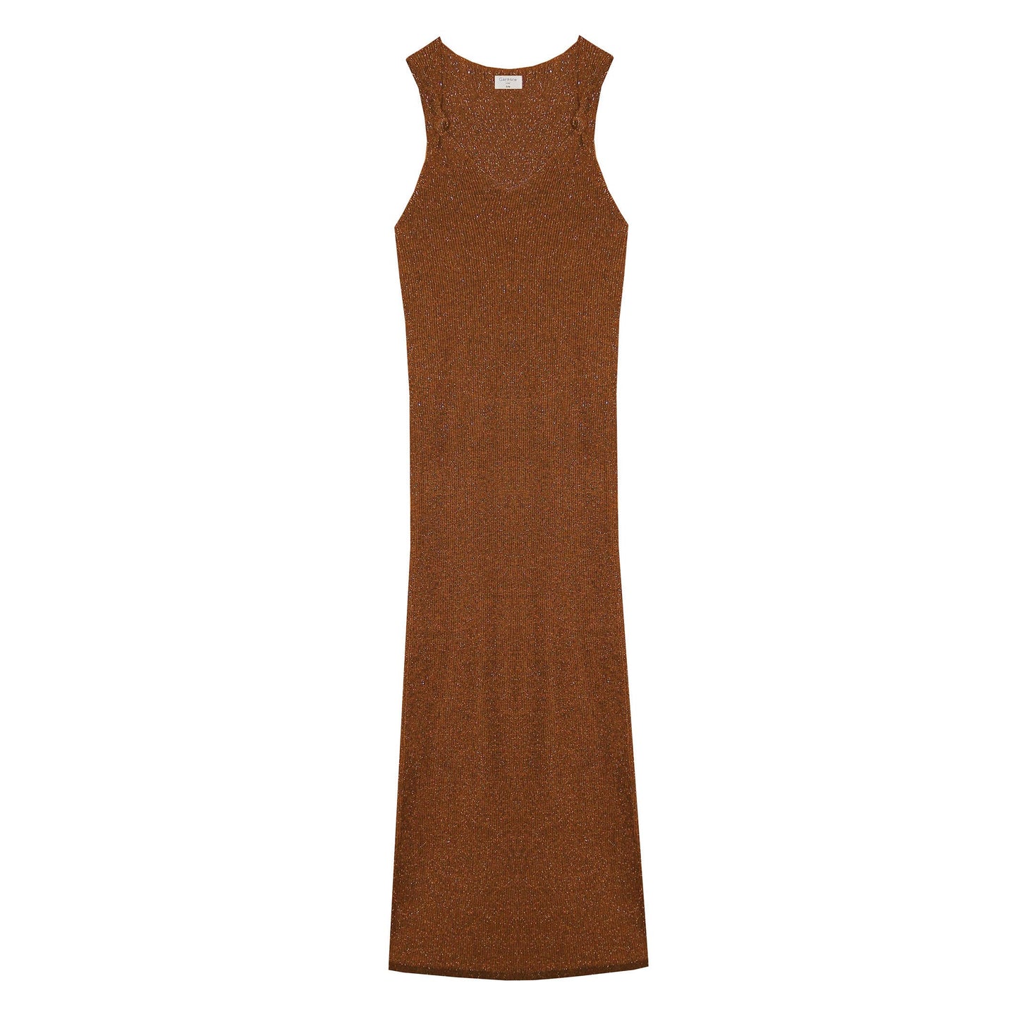 The Sibille Knit Midi Dress in Rust