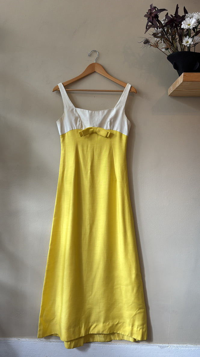 1960s Handmade Empire Waist Gown