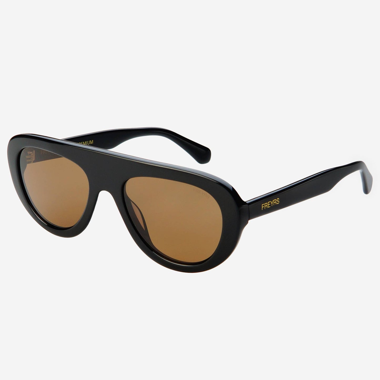 The Jenna Unisex Aviator Sunnies in Black