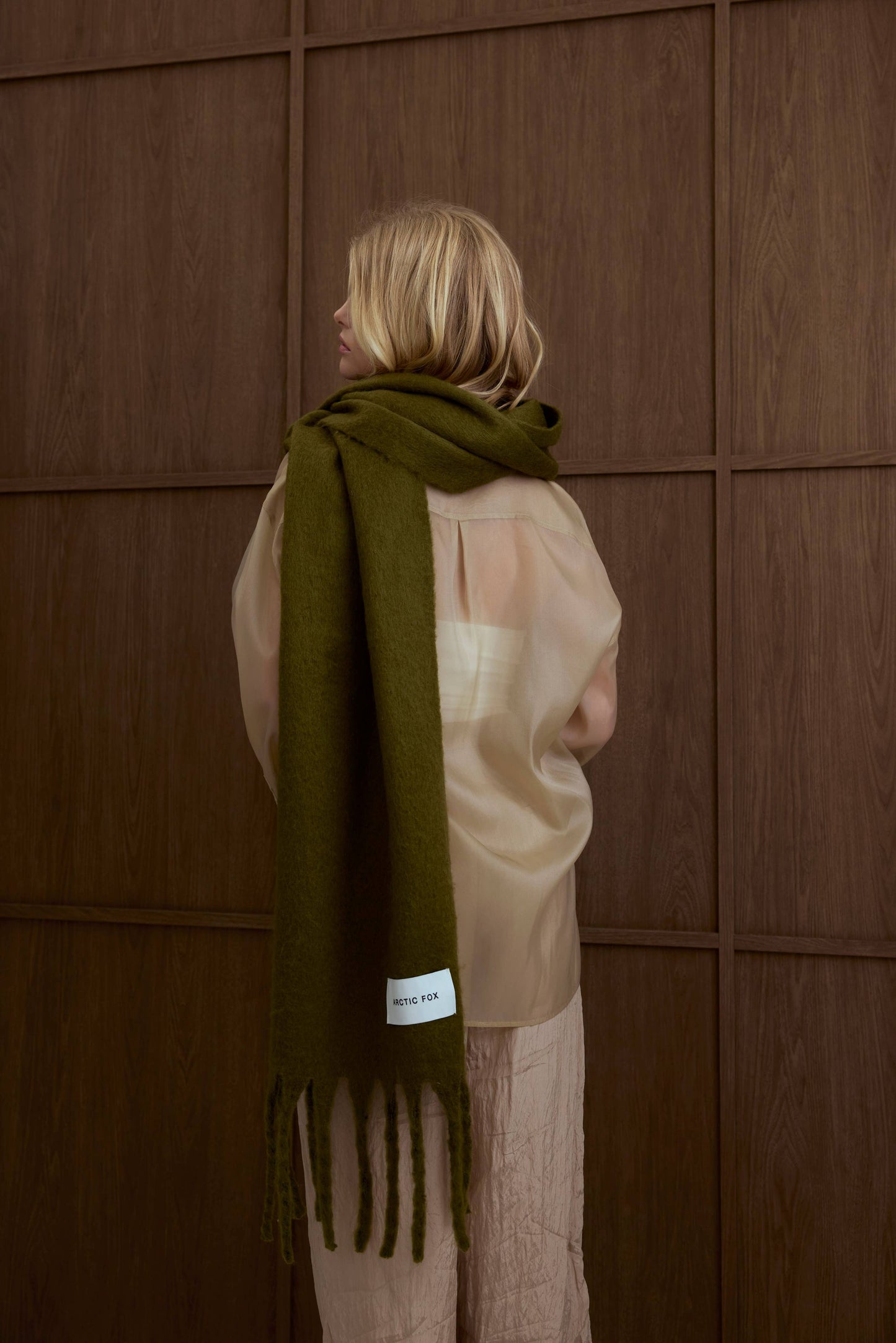 The Reykjavik Scarf - 100% Recycled - Sea Kelp