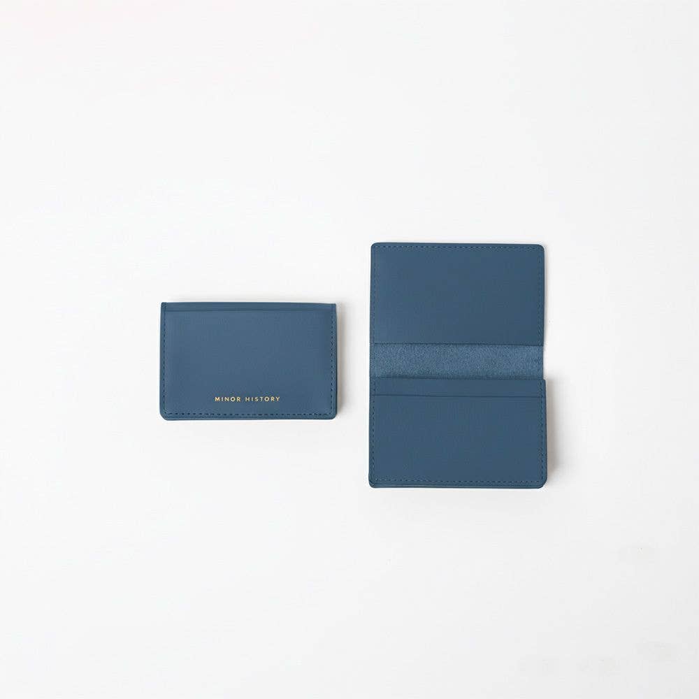 The Oyster Wallet in Chambray by Minor History