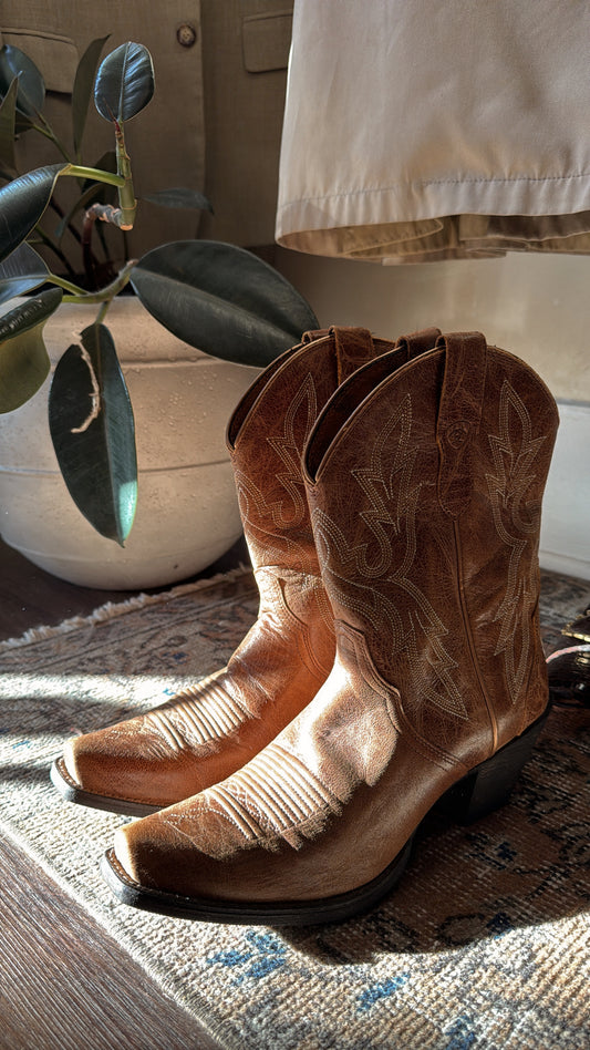 Ariat western leather boots