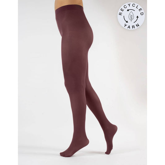 Opaque Tights in Vintage Red