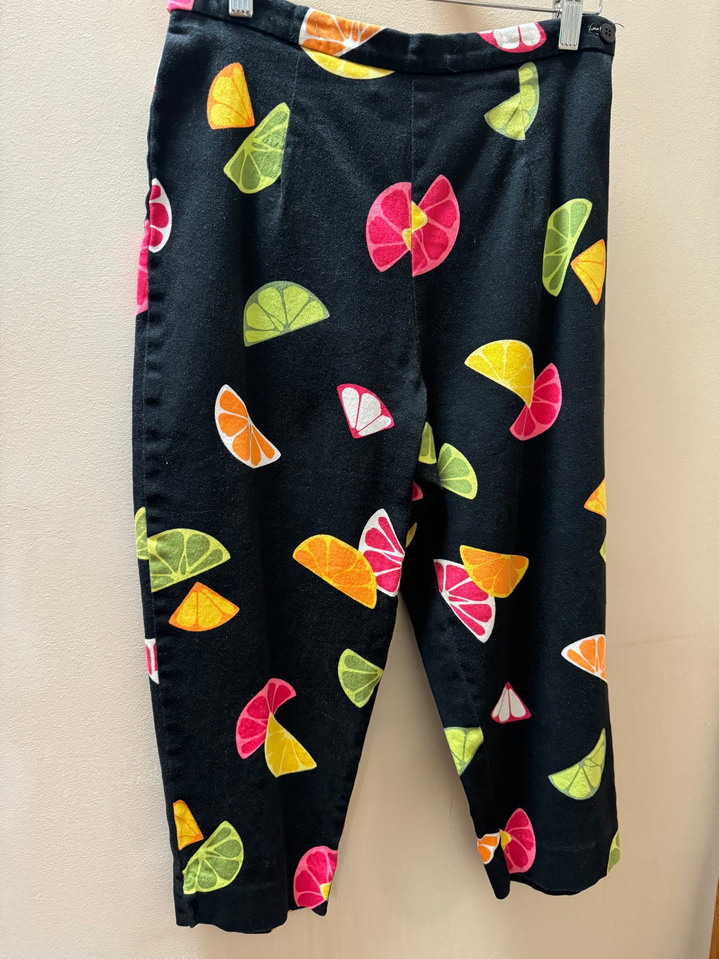 Vintage Petite Fruit Slices Trousers