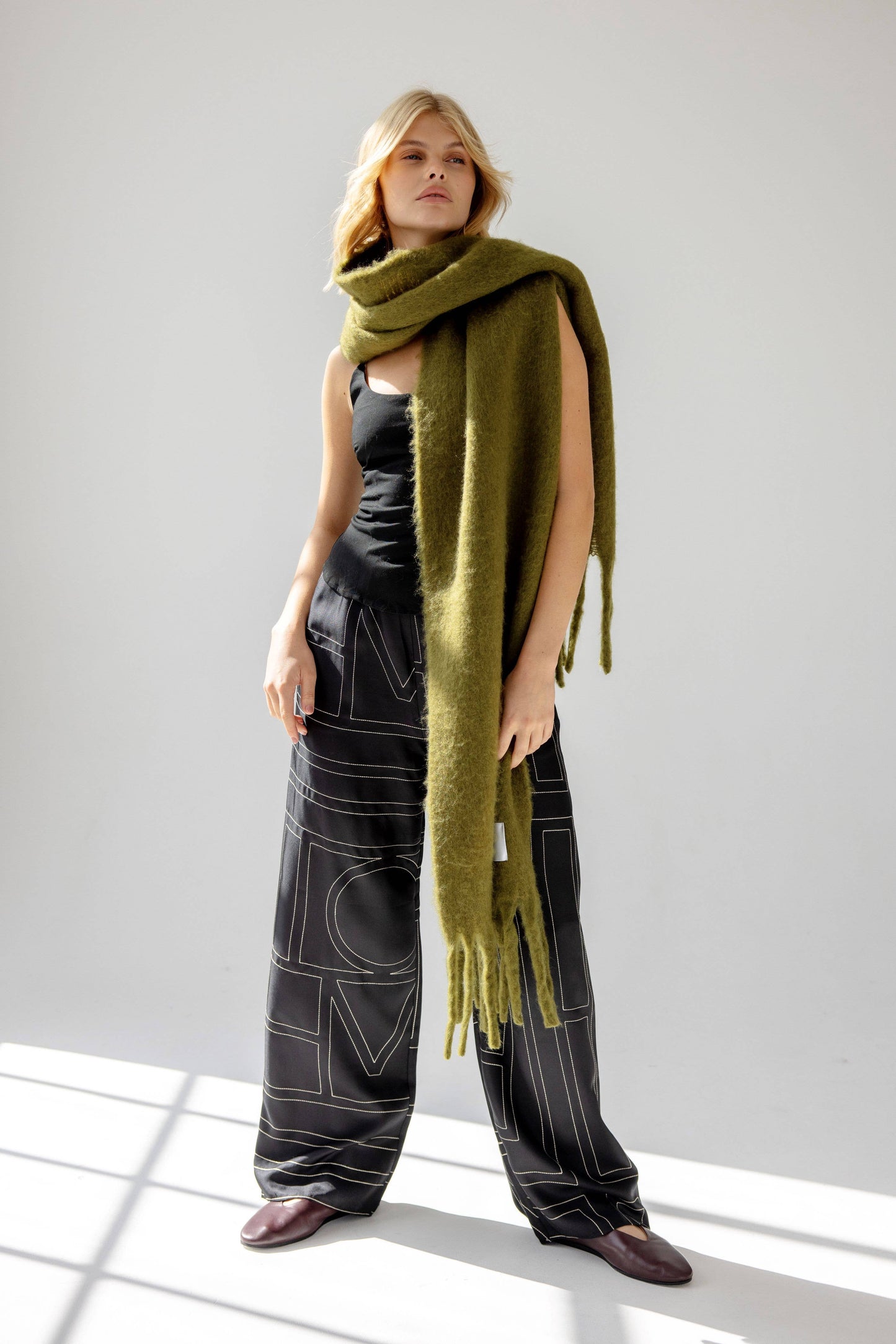 The Nora Scarf in Sea Kelp