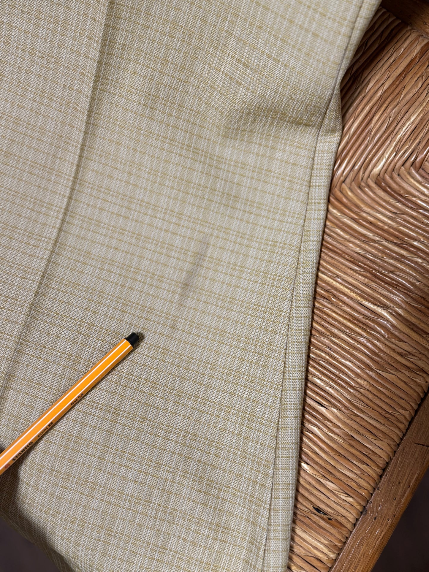 Rare 1970s Mia Checkered True Flare Trousers