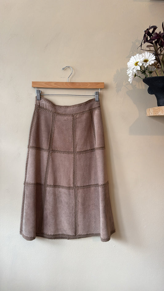 1970's Suede skirt