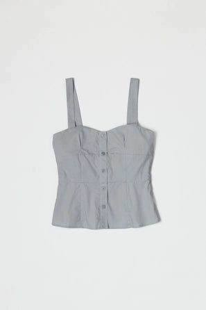 The Diana Top in Cloud Blue