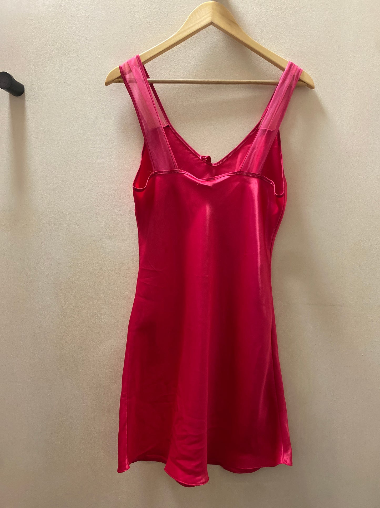 Vintage Magenta Slip Dress