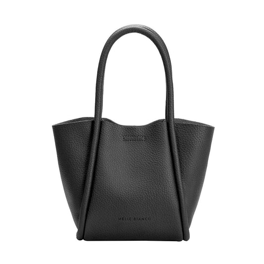 Mariah Black Recycled Vegan Tote Bag in Black