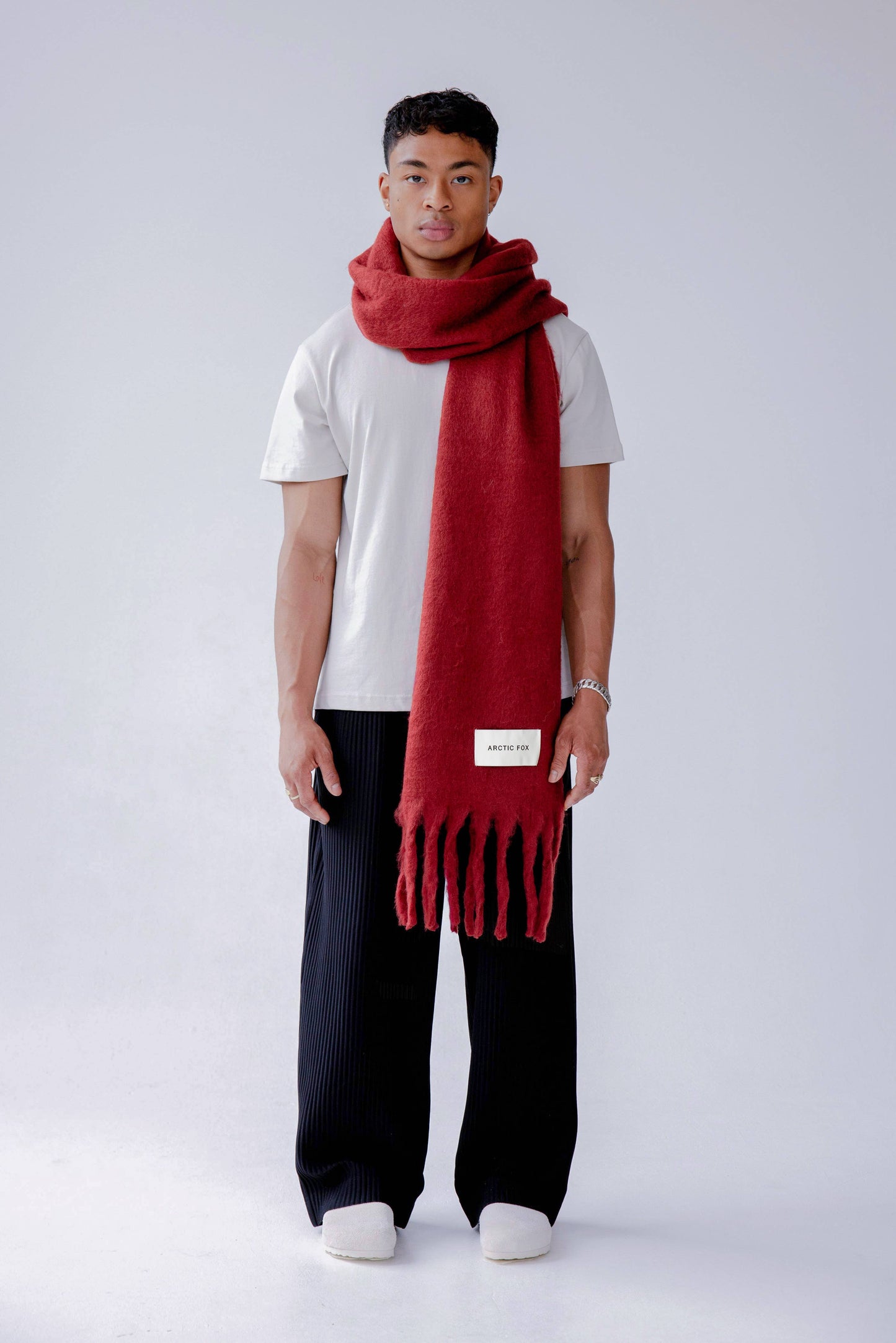 The Reykjavik Scarf - 100% Recycled - Burgundy