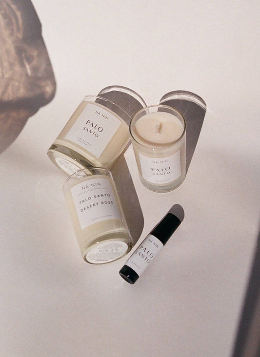 Palo Santo & Desert Rose Candle by NA NIN / 8oz