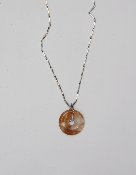 The Esme Carnelian Necklace by Orly 22"