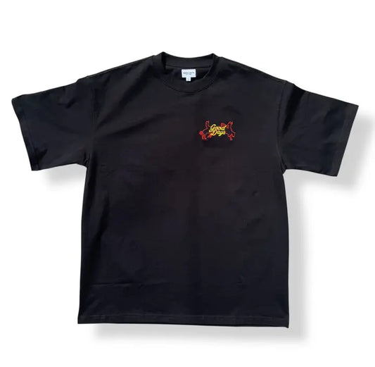 Good Days Oversized Rodeo Tee in Black