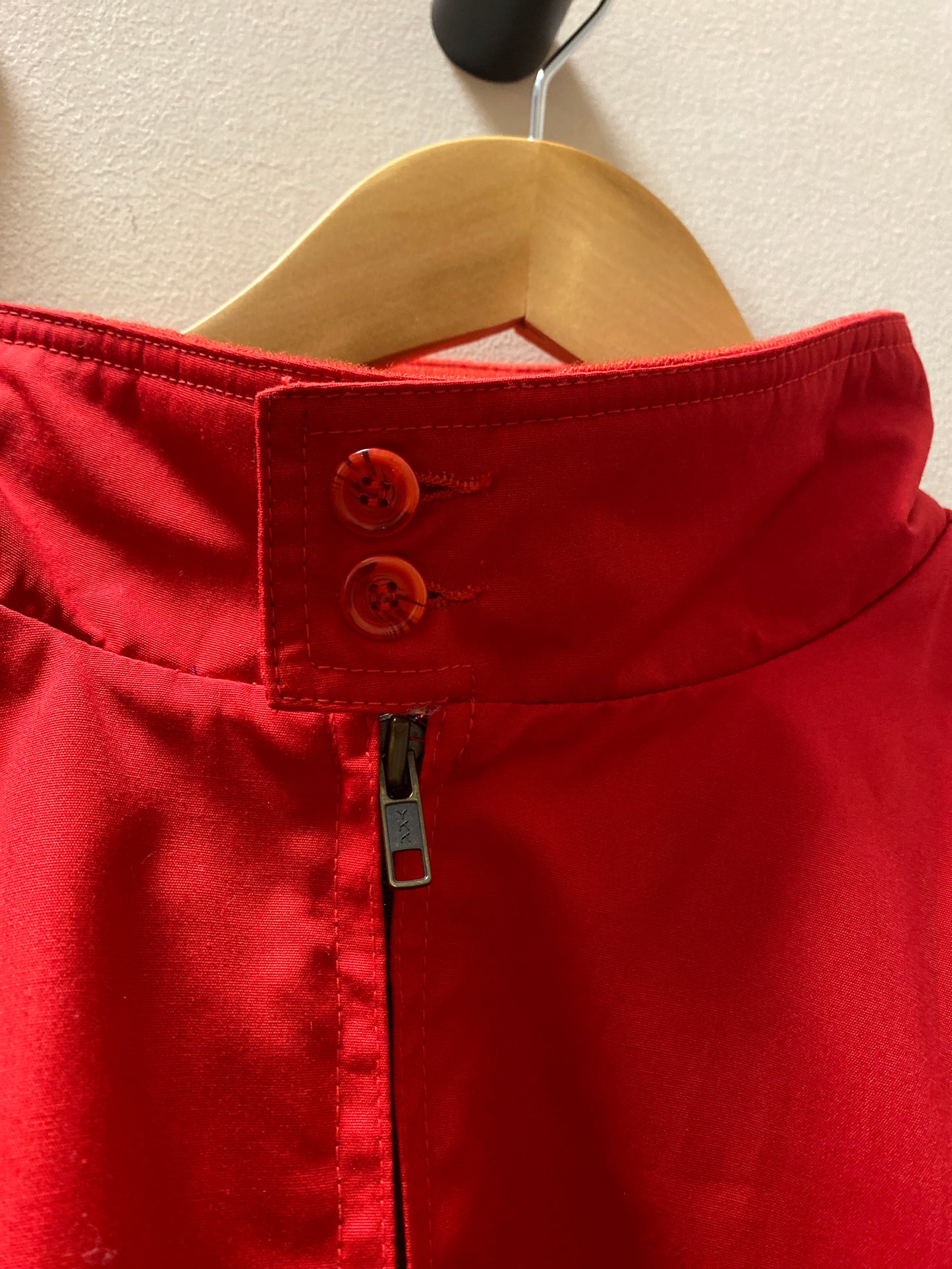 Vintage Eddie Bauer Red Raincoat