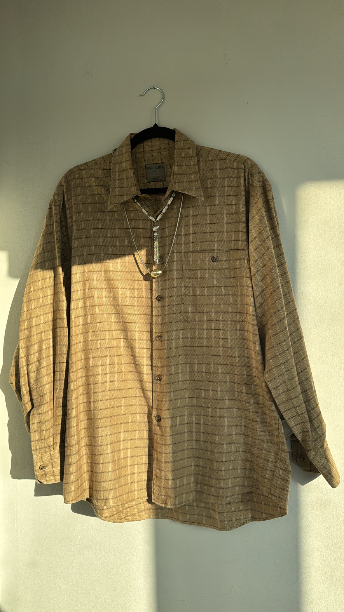 100% cotton Scott Barber button up