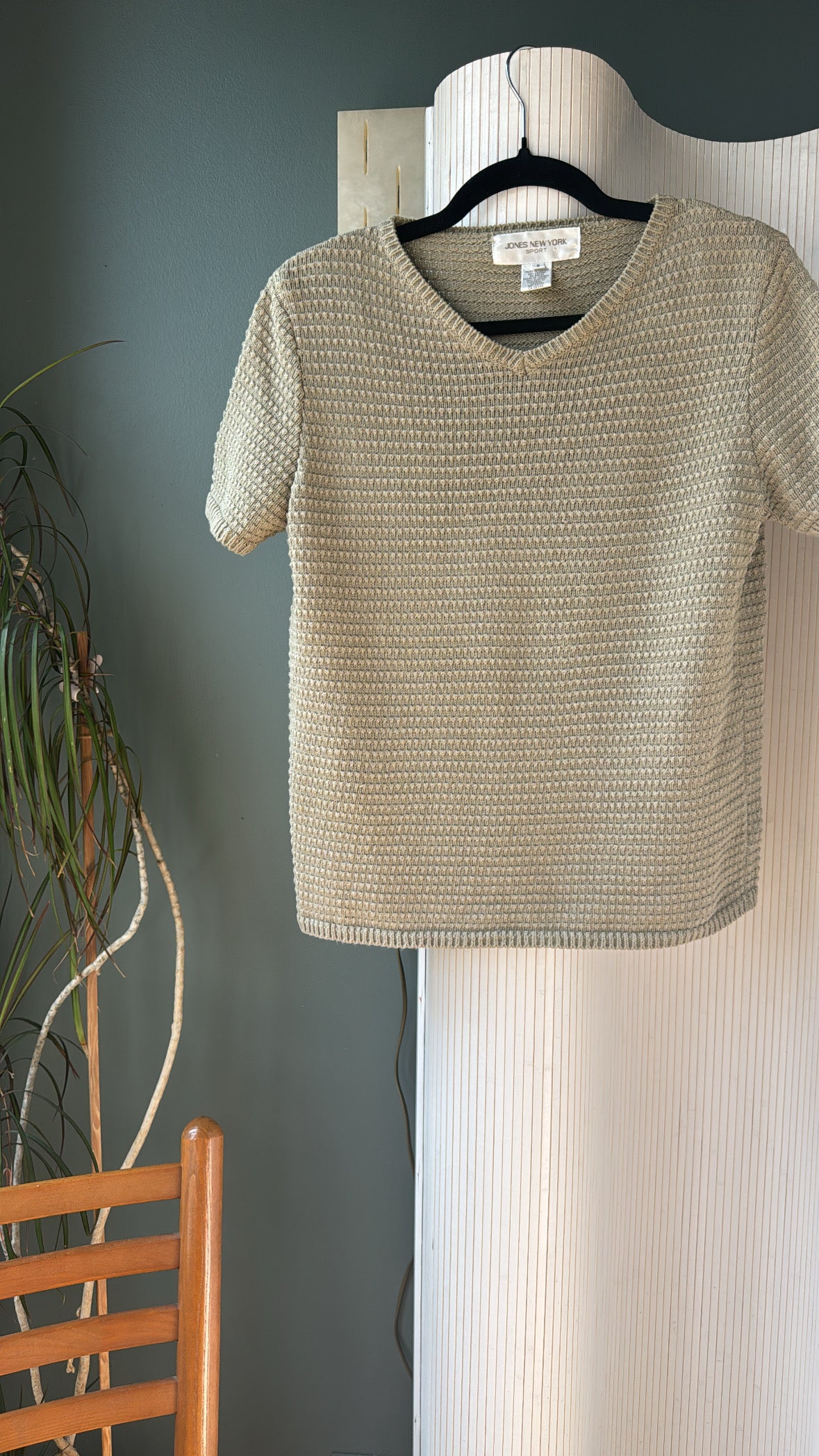 Vintage Jones New York Texture Waffle Top