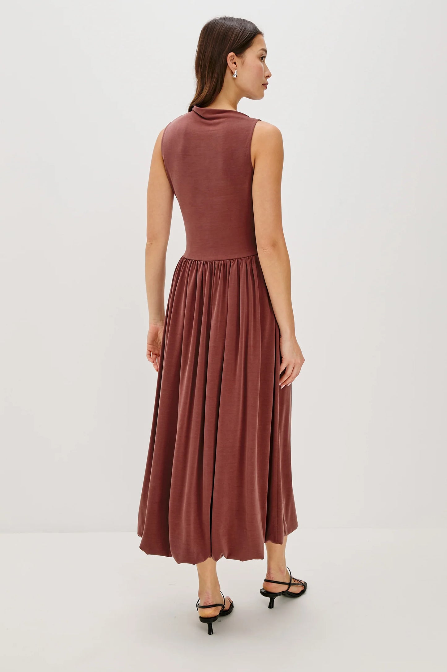 The Brina Dress in Oxblood by Rails