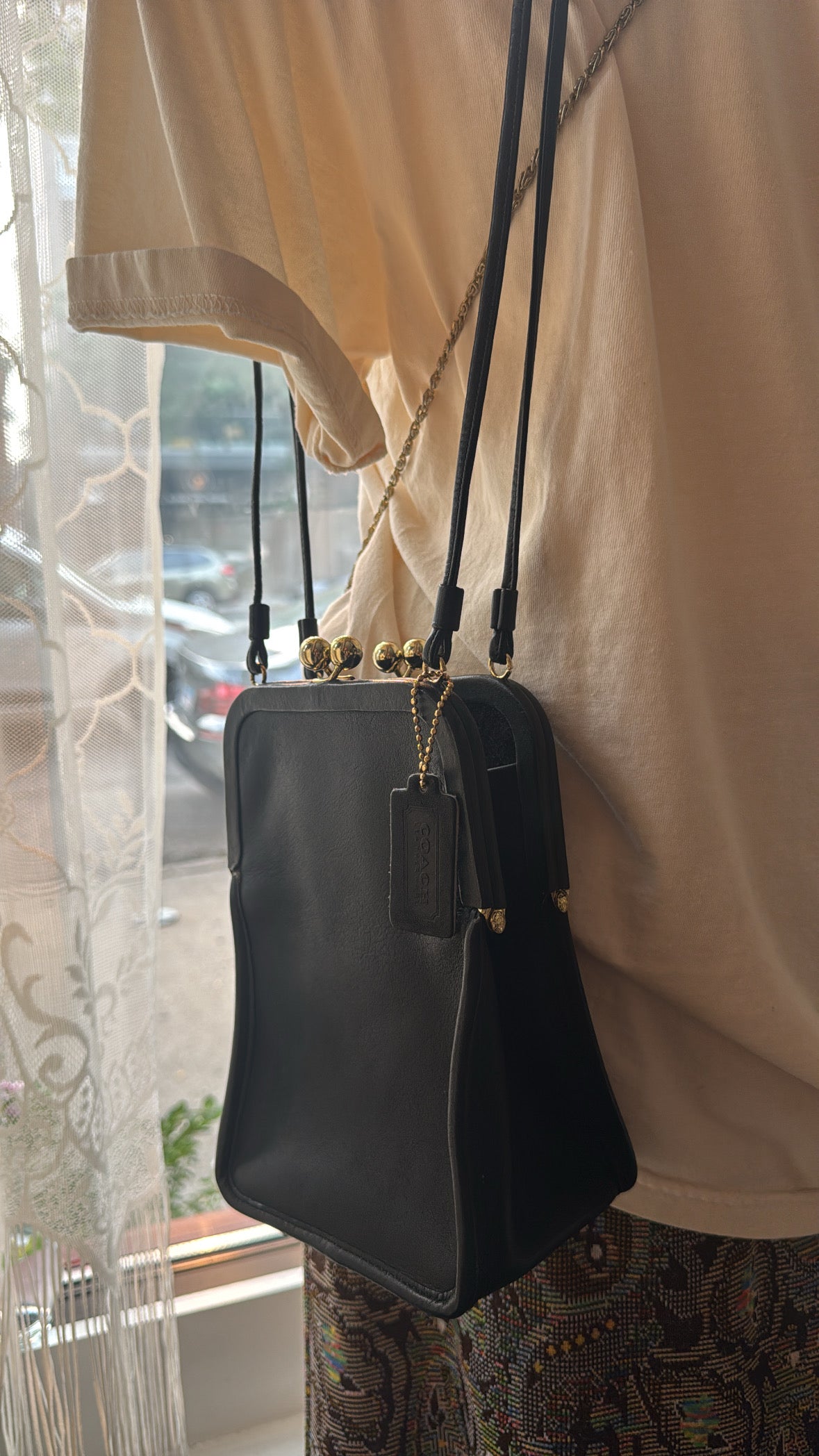 1960s Coach Bonnie Cashin Double Kisslock Purse