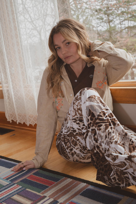 Cabin Safari Wide Leg Lounger Pants