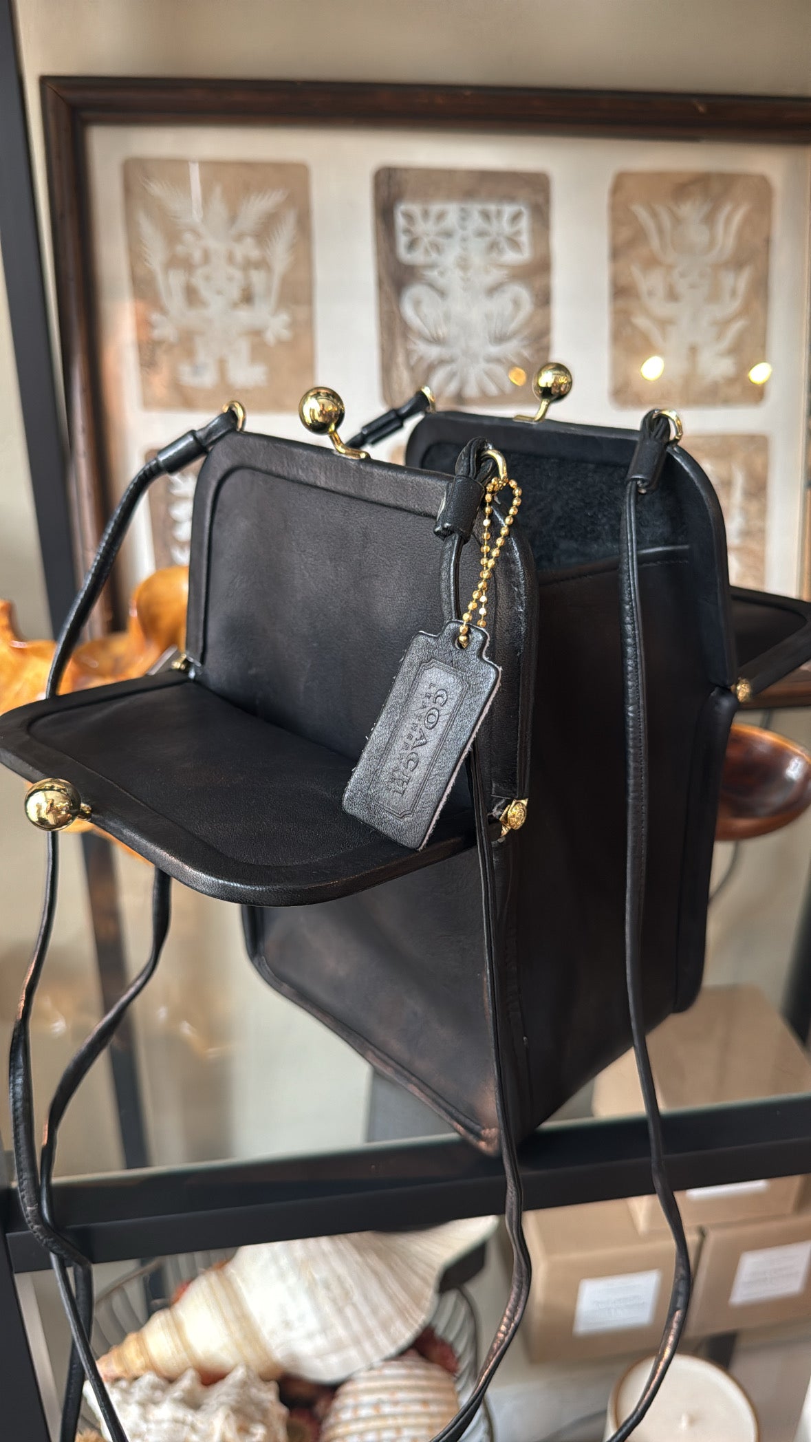 1960s Coach Bonnie Cashin Double Kisslock Purse