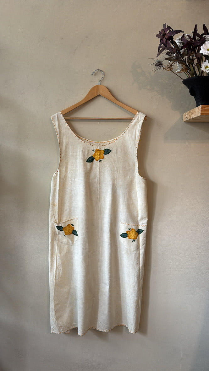 1960s Cotton Garden Apron