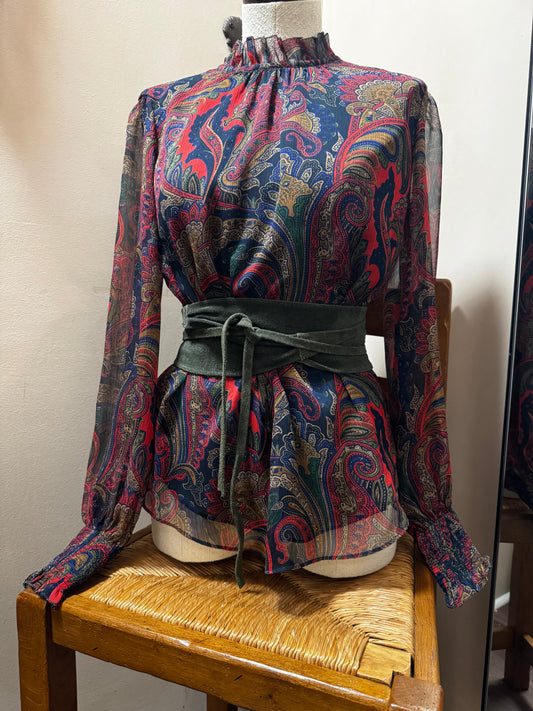 Ralph Lauren paisley top (for Michelle)