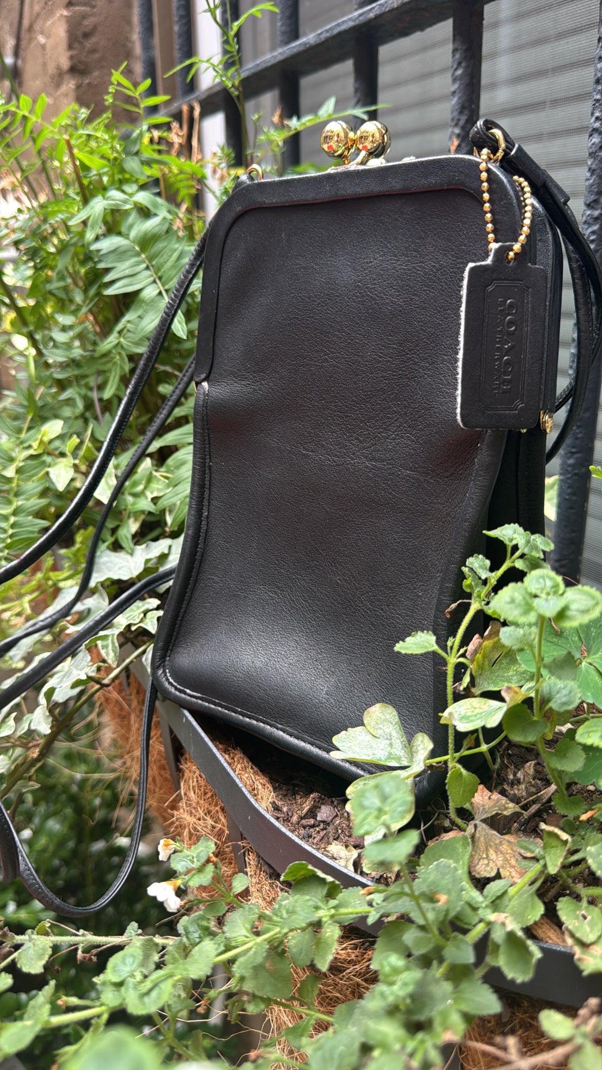 1960s Coach Bonnie Cashin Double Kisslock Purse