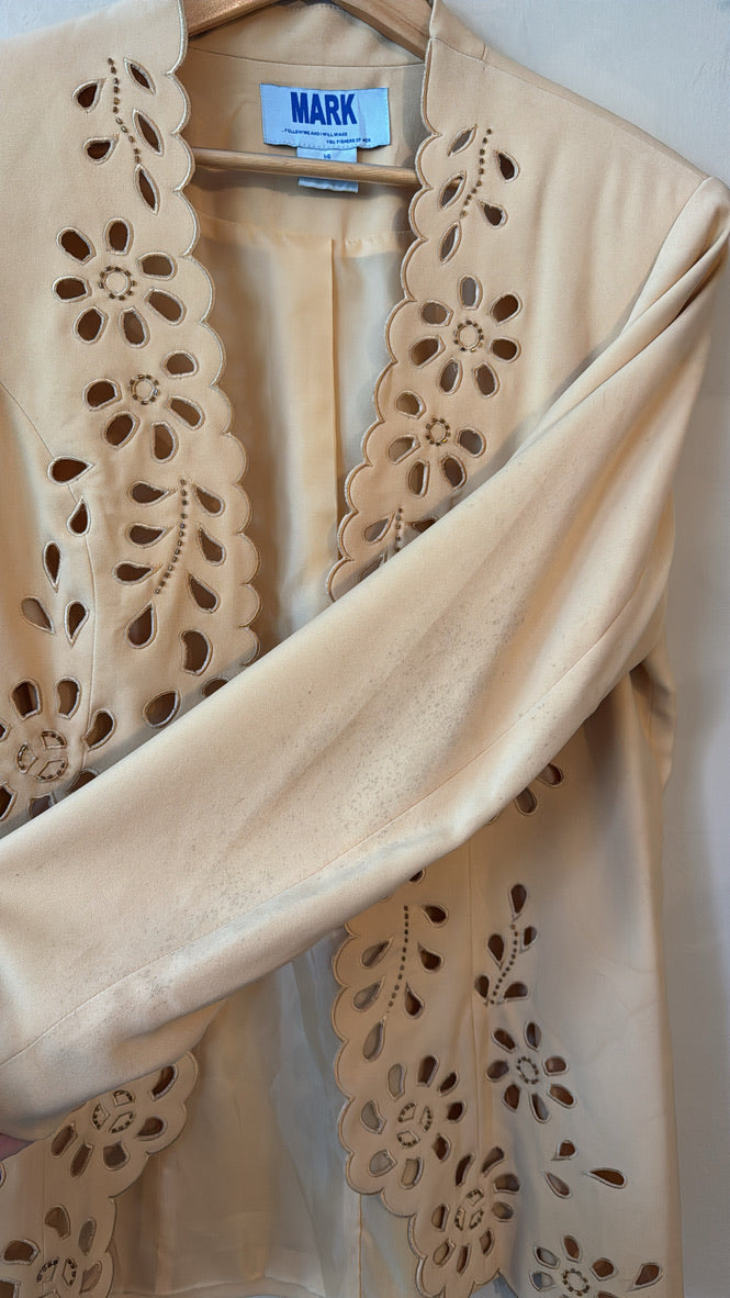 Scalloped Mia Cutwork Jacket