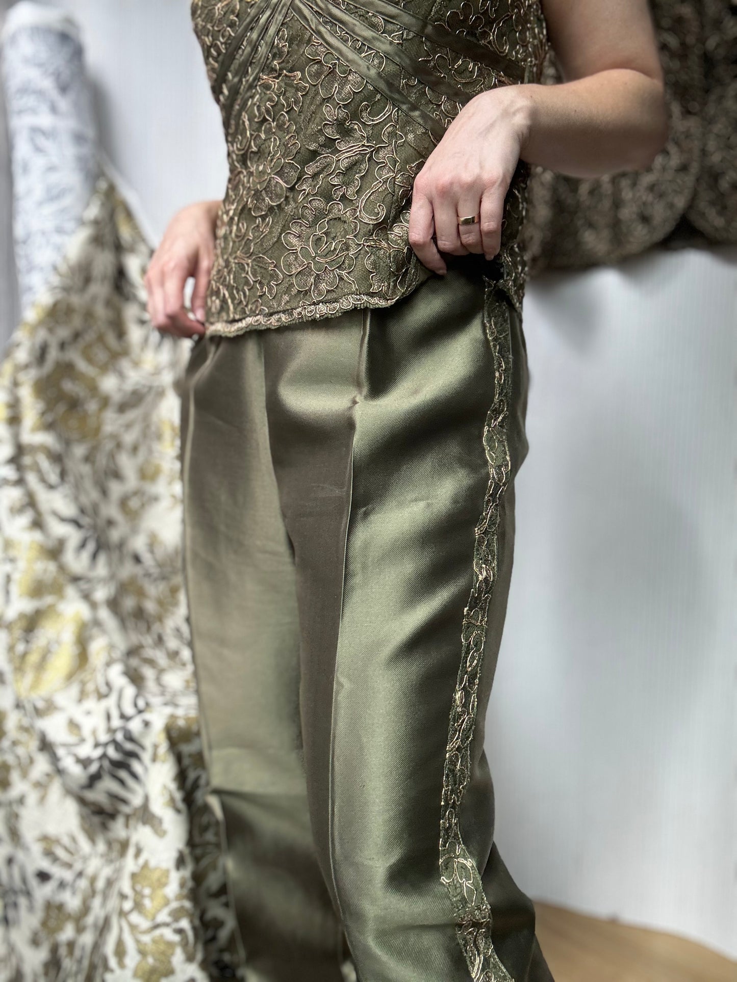 Vintage Chetta B 100% Silk Pants